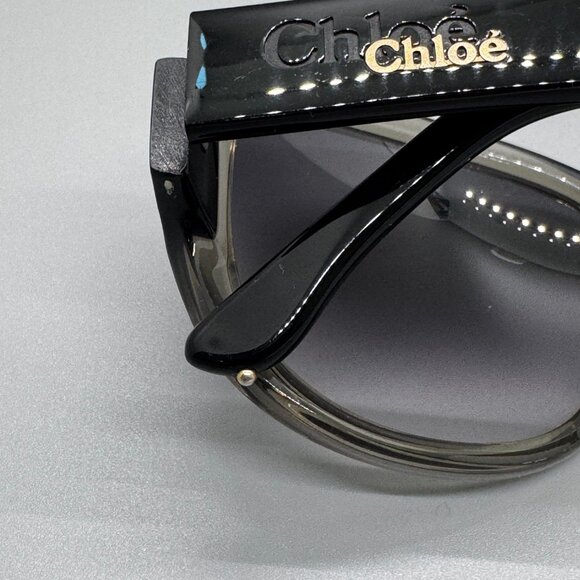 EUC Chloe Sunglasses Women CL2213, In Case, Made In France Brown/Gray/Grey - Picture 7 of 16
